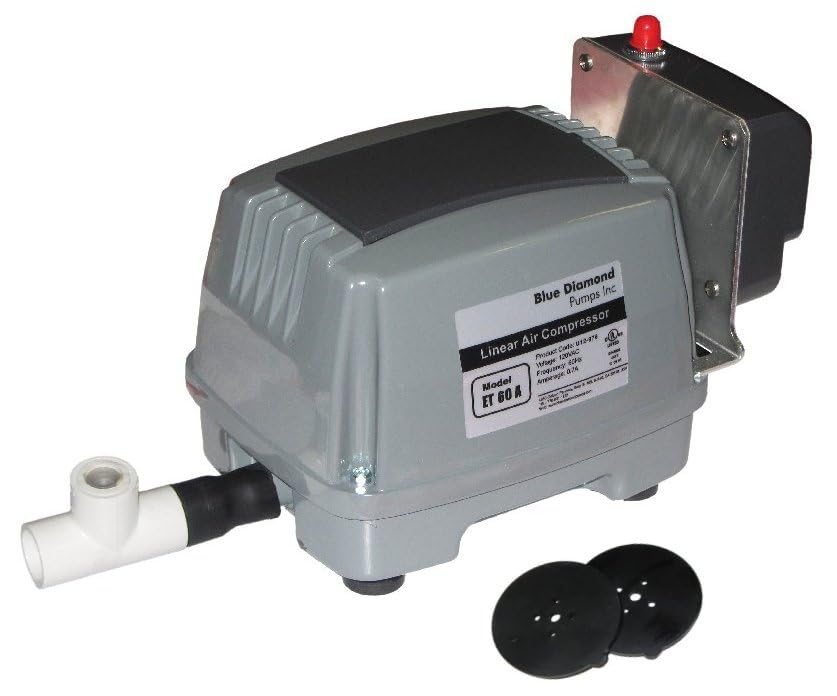 Buy Blue Diamond ETA 60 Septic Air Pump w/Free Lo Pressure Alarm & Back