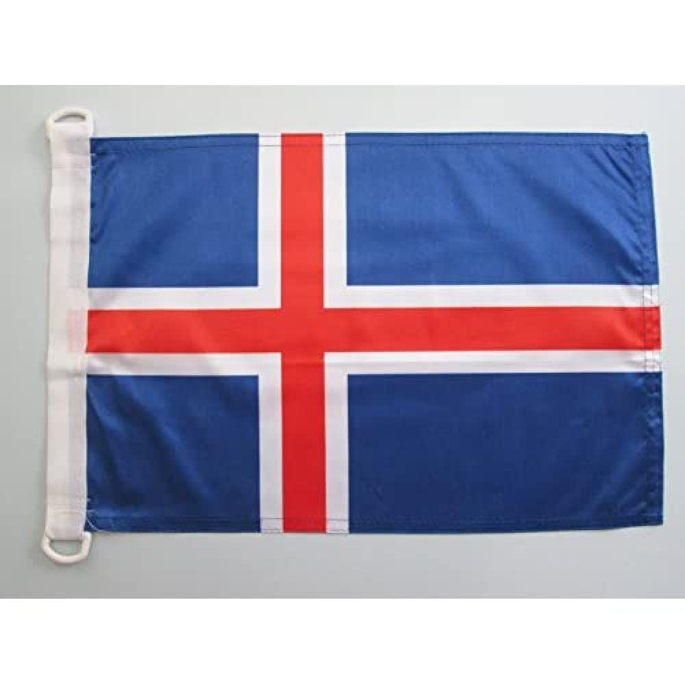 AZ FLAG Bandera Nautica de España Sin Armas 45x30 cm - Pabellón de Conveniencia Española Sin Escudo 30 x 45 Cm, Bandera de Barco con anillas — view 46