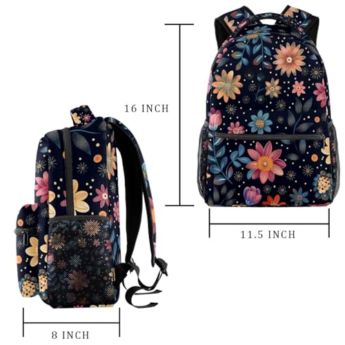 Sac à dos de voyage multicolore résistant et léger pour étudiantes actives - 2