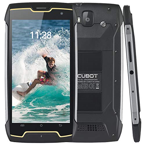 CUBOT King Kong Smartphone 16GB Unlocked Rugged Cell Phone, Straight Talk Phone with 4400mAh, 5 Inch HD IPS, 13+8MP Camera, IP68 Waterproof, Quad-Core, Dual SIM, GPS, Compass, 2GB RAM
