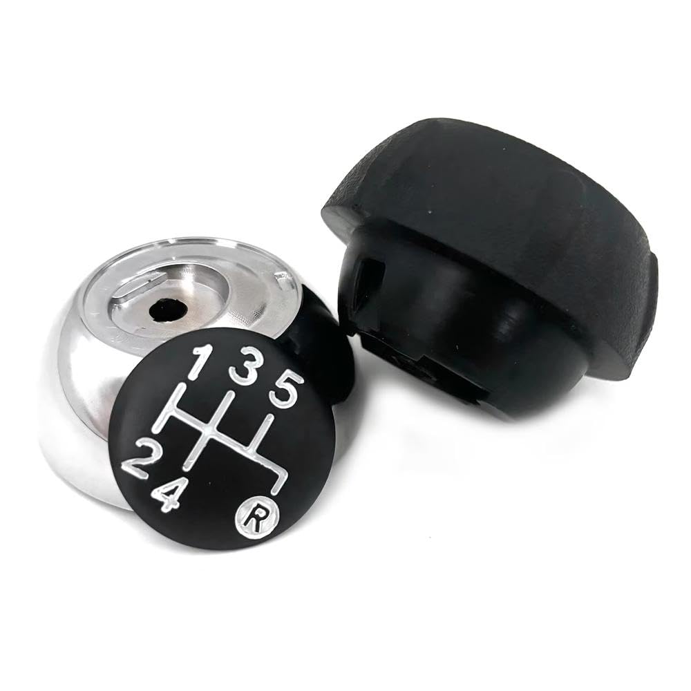 POANBCGY Auto Parts 5 Speed Manual Gear Shift Knob Replacement for Fiat 500 2012-2018