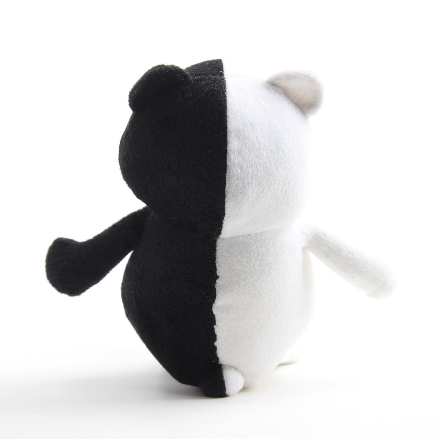 Amazon.com: Laruokivi Black White Bear Plush Toy Soft Stuffed Doll