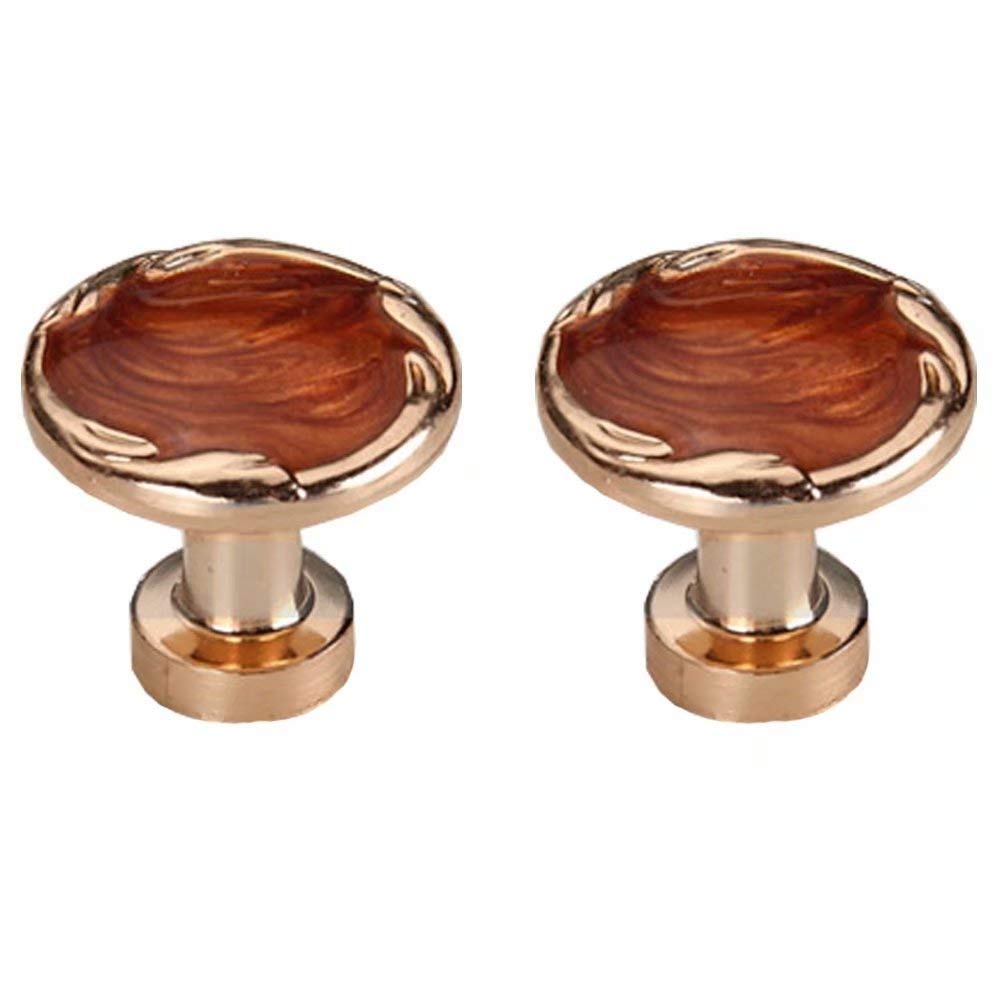 SAJMAKUWLA Antique Brass Cabinet Drawer Handles 2 Pcs, Kitchen Cupboard Pulls Hole Distance 96mm 128mm(Style a,Single Hole)