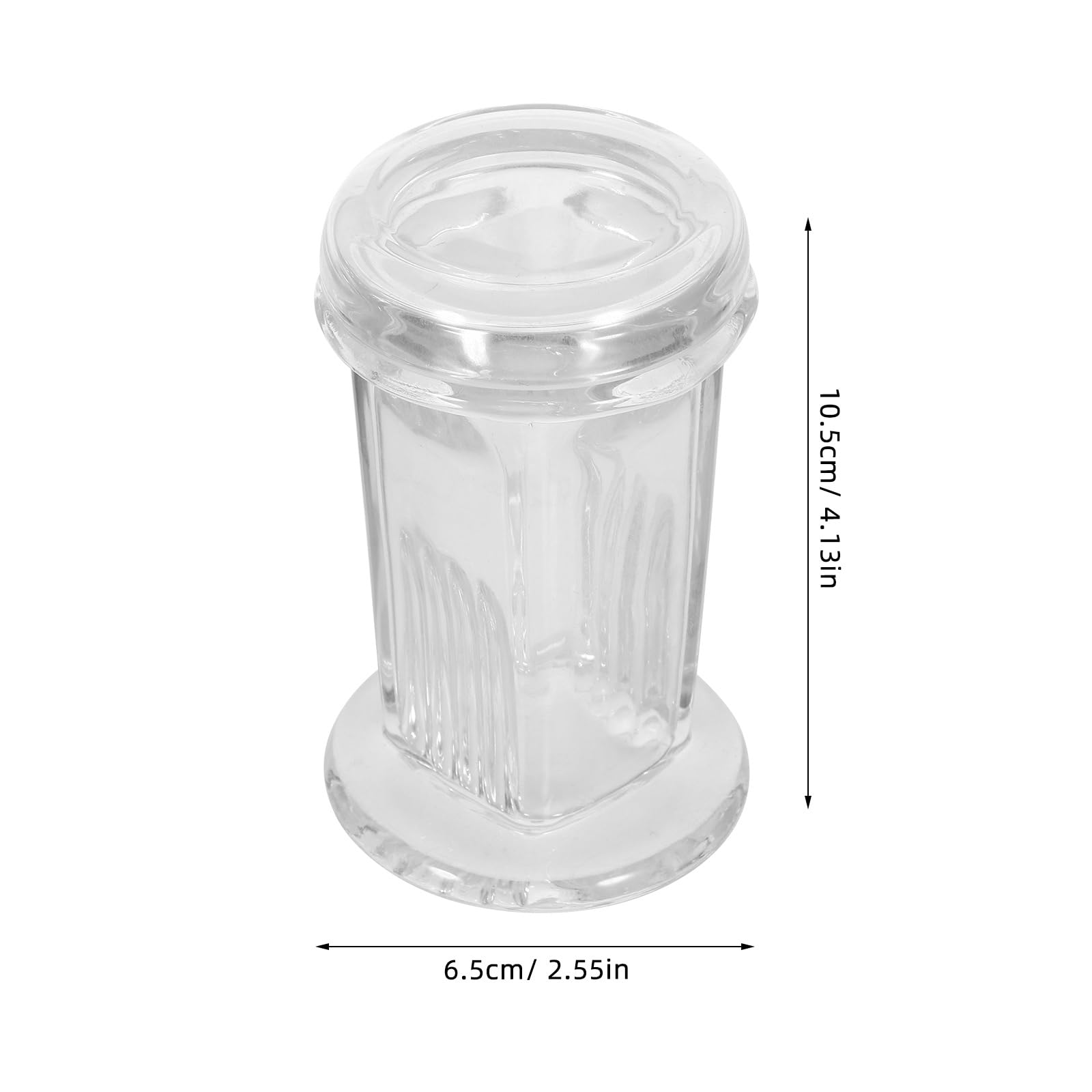 Frasco de vidrio para tinción de 2 piezas: Tanque de tinción de portaobjetos con tapa para hasta 5 portaobjetos - Frasco de vidrio Coplin de alta temperatura para laboratorio - Suministros