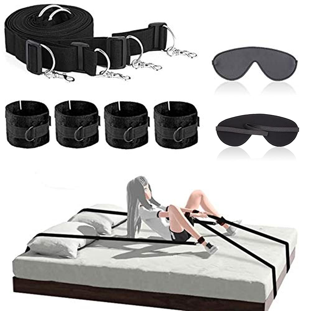 B-SD-M Hands and Feet Tied Toys Comfortable and Soft Cuffs, Portable Yoga Belt in Nylon