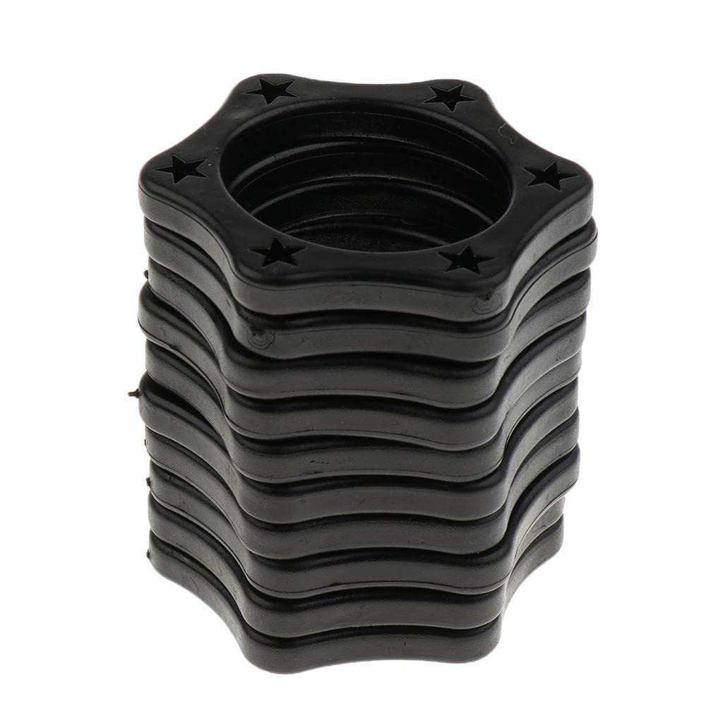 STYLEHEAVEN 10Black Hexagonal Mic Slip Holder Roller Wireless Microphone Protection Ring-picture-15