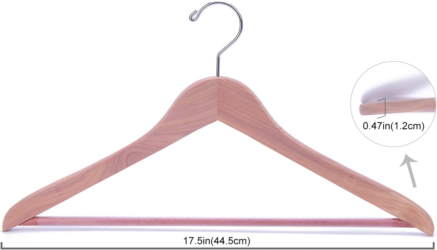 Amazon.co.jp: プレミアムアロマアメリカンレッドシダーハンガー10個