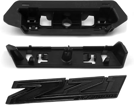 1 Grille Z71 Off Road Front Emblem 3D Badge Compatible with 2019-2025 Silverado Tahoe Suburban RST 1500 HD 2500 HD 3500HD 84384428 Offroad Black