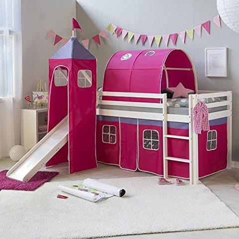 Homestyle4u 539, Kinder Hochbett Mit Rutsche Cover