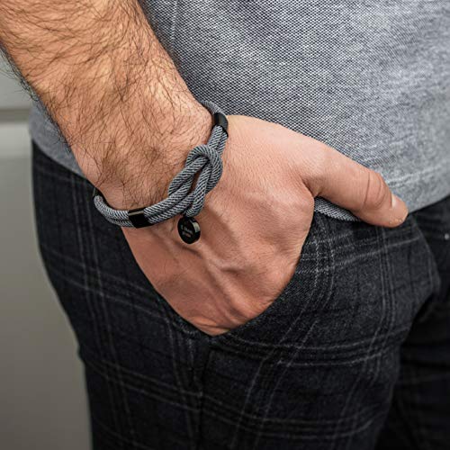 globi Paracord Braided Rope Bracelet for Men Women | Lightweight Nautical Unisex Cuff Bracelet with Stainless Steel Magnetic Clasp4