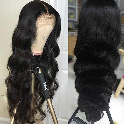 360 Lace Front Wigs Human Hair 16inch Body Wave Lace Front Wigs Human Hair Pre Plucked with Baby Hair 150% Density Natural Hairline Lace Front Wigs for Black Women
