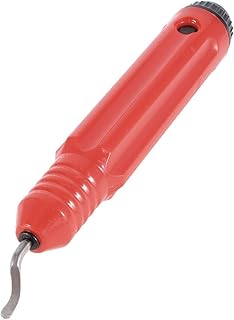Aexit Silver Tone Calipers Red Good Performance Handle Metal Debur Vernier Calipers Deburring Tool