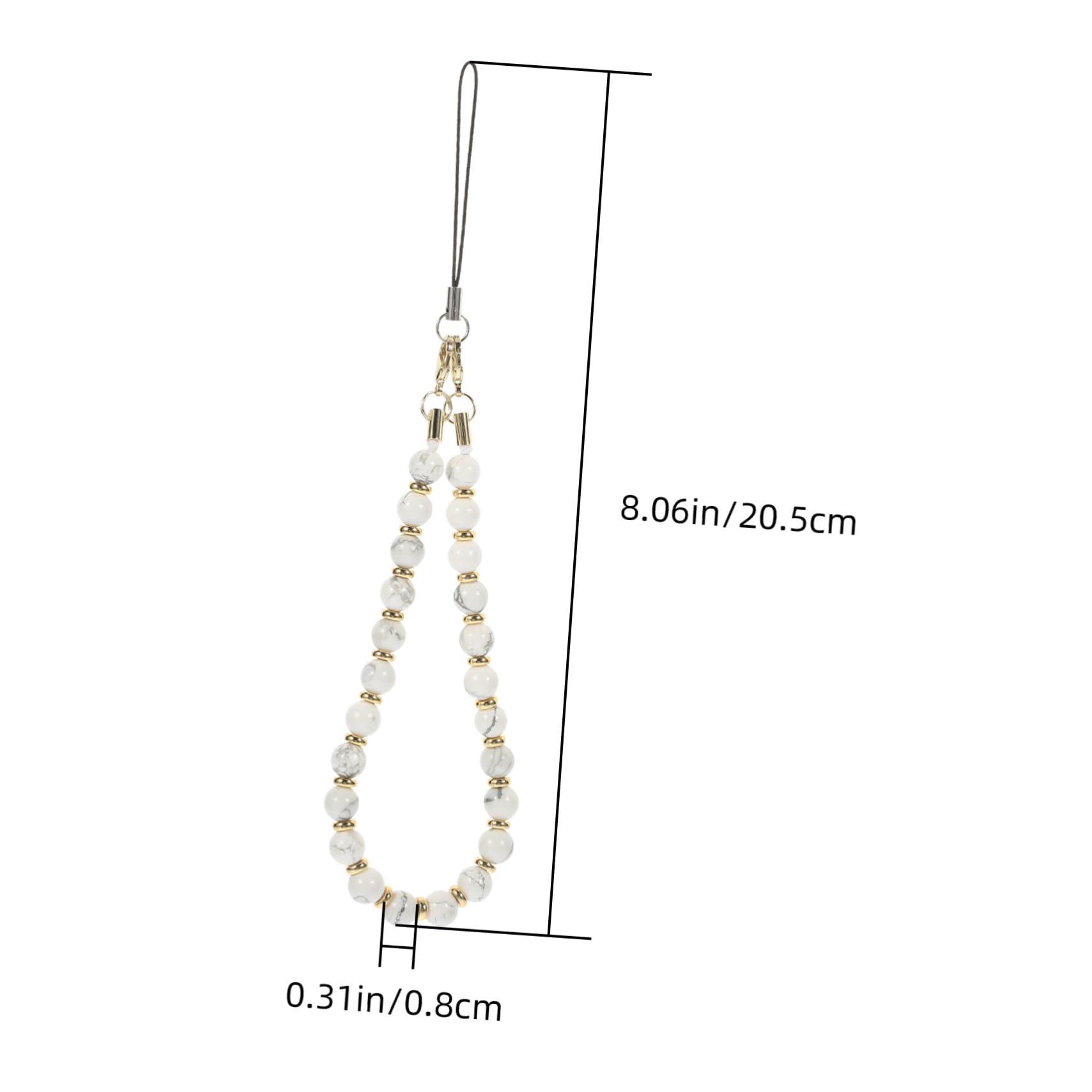 OSALADI Cadena De Teléfono Móvil De Piedra Original Caja Del Teléfono La Llamada Pulseras Cordón De Teléfono Pulseras Del Teléfono Celular Encanto Del Teléfono Móvil Lindo Encanto De La