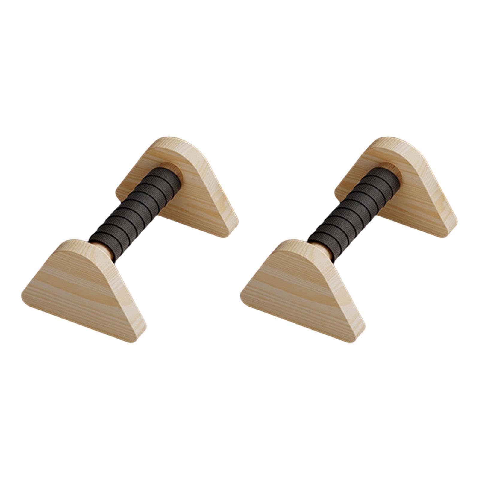 CALANDIS™ 2x Push up Bar Training Wooden for Men Women Home Gym Floor Workout 20cm | Push Up Stands | Strength Training | Fitness Running & Yoga-image-26