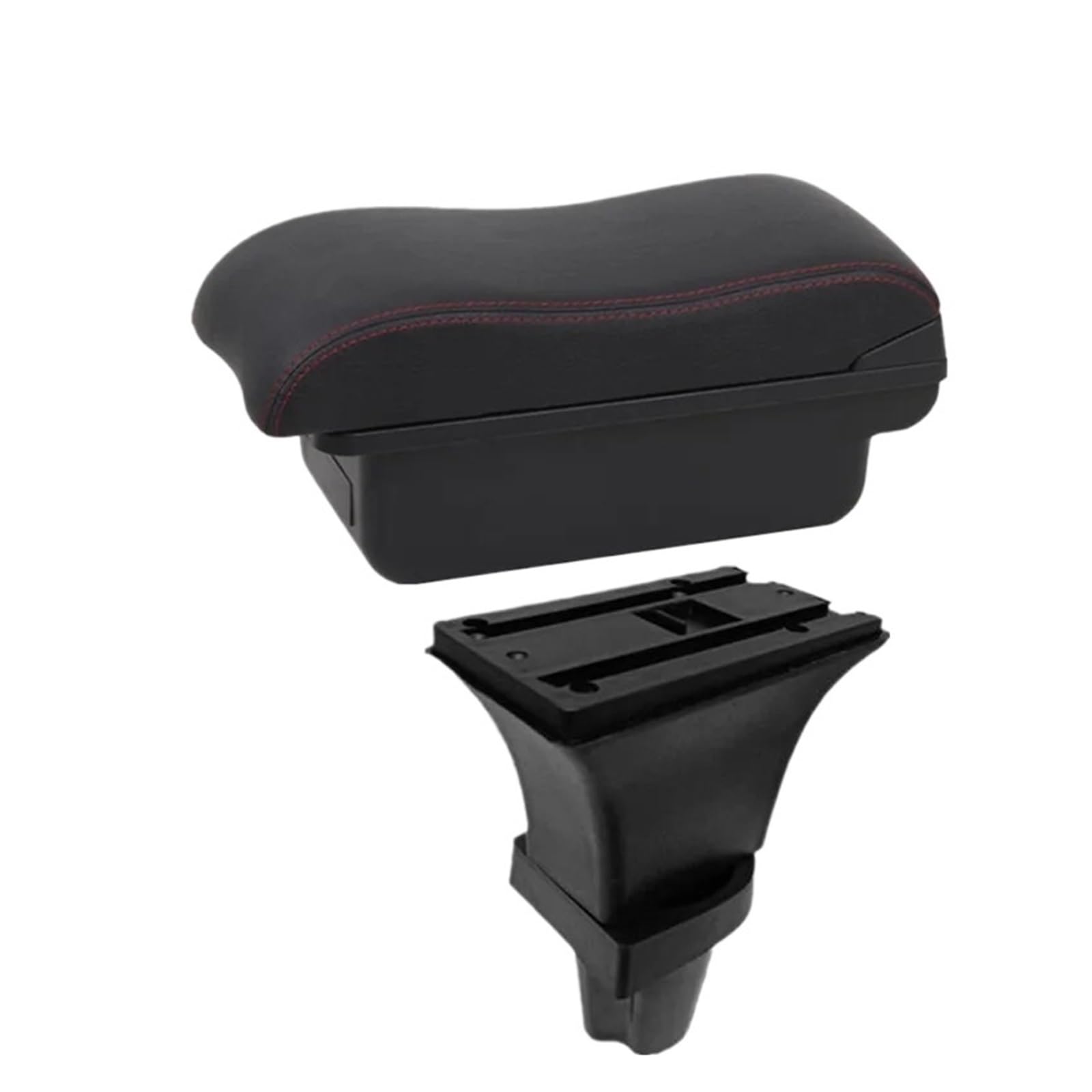 Ggwqoops Car Armrests For Kia For Morning For Picanto Armrest Box Central Storage Interior Dedicated Retrofit Car Accessories Armrest Box(A2 red line NO USB)