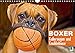 Boxer: Kulleraugen und Knubbelnase (Wandkalender 2019 DIN A4 quer): Boxer: Dieser Hund ist ein charakterstarker Begleiter (Monatskalender, 14 Seiten ) (CALVENDO Tiere)