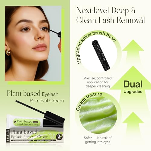 Image of CALAILIS Lash Cluster Glue & Lash Remover Kit, Strong Hold Long Lasting 4+ Weeks Eyelash Cluster Glue and Gentle Remover for Professional Use