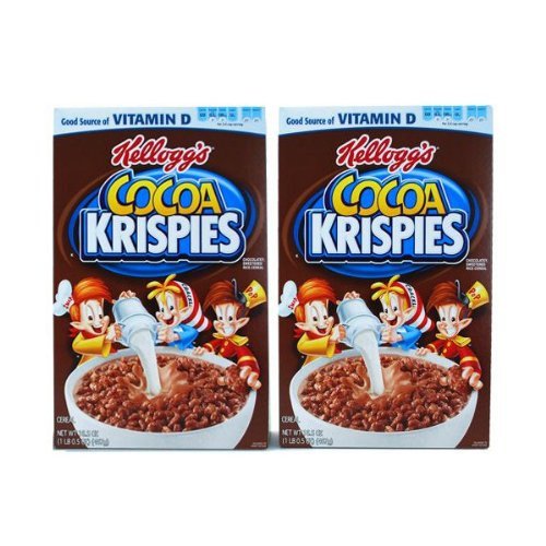 Amazon.co.jp: kellogg's USA ココア クリスピーズ シリアル2箱 [並行