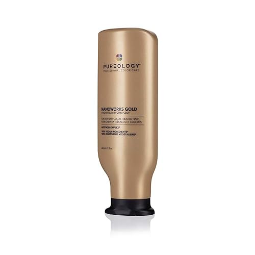 Miniatura 9 de Pureology Nanoworks Gold Acondicionador  Para cabello muy seco y teñido  Restaura y fortalece el cabello  Sin sulfatos  Vegano