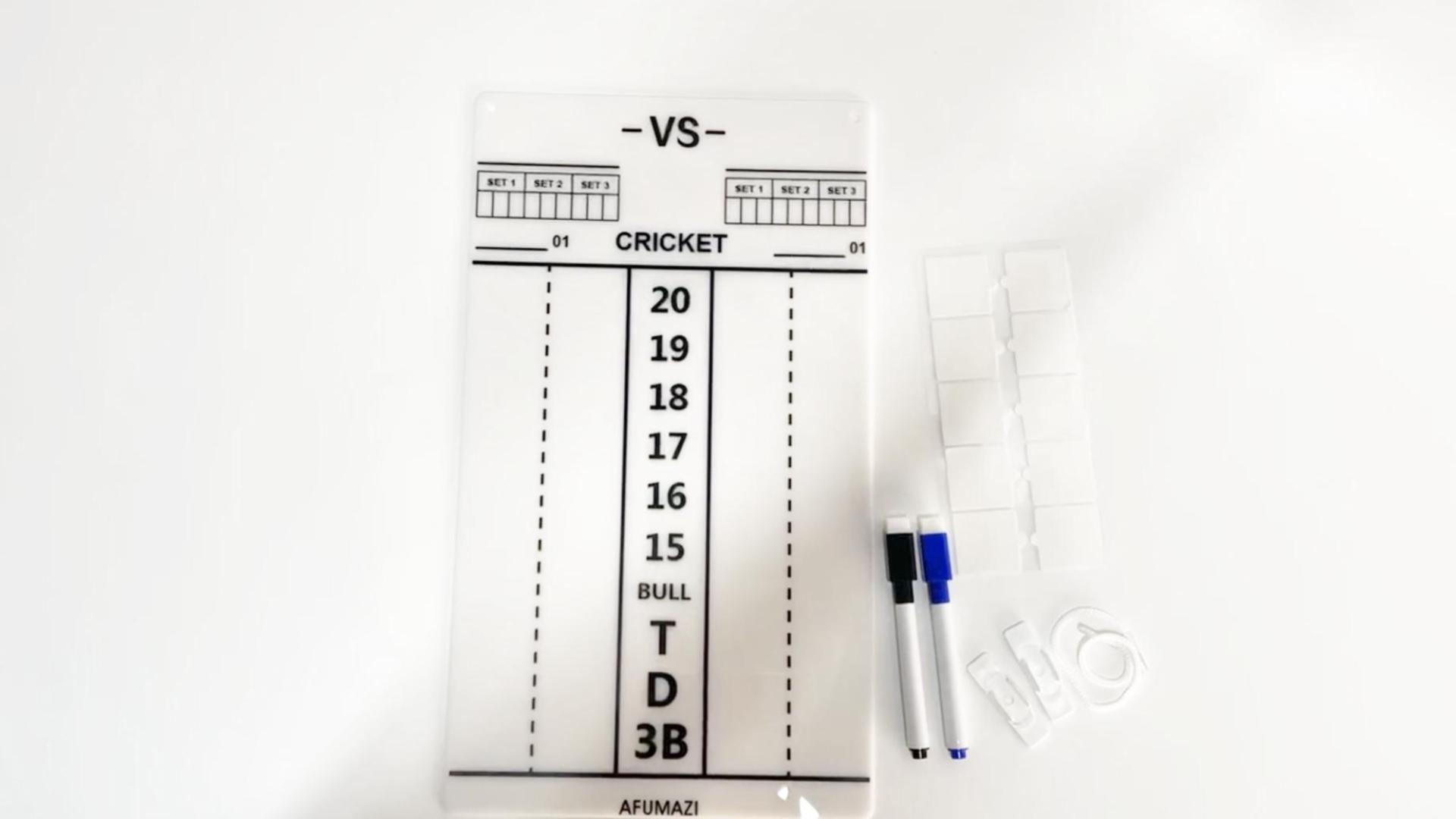 Amazon.com: Afumazi Dry Erase Dart Scoreboard, Dart Score Keeper