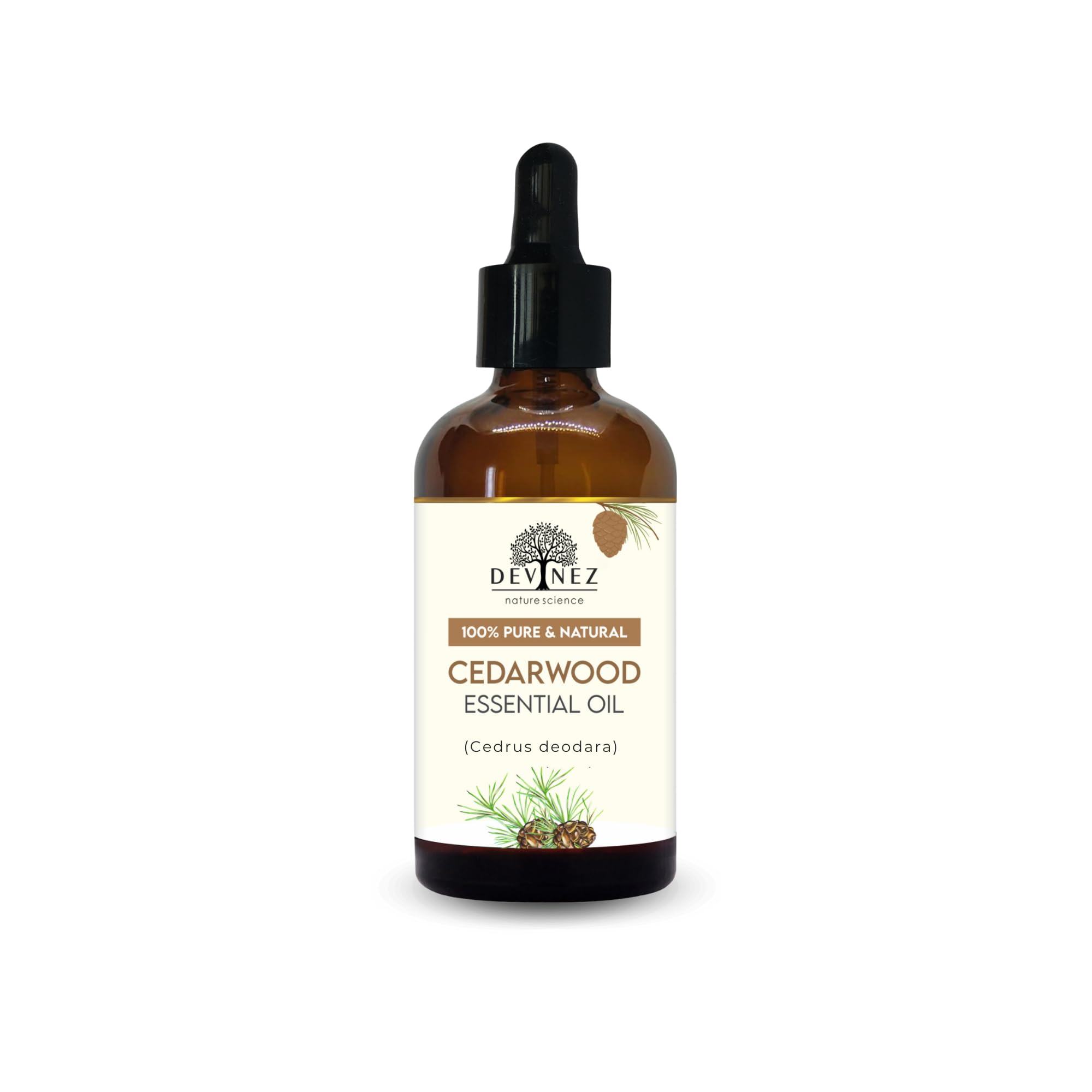 Devinez Cedarwood Essential Oil 30ml/ 1.01 Fl Oz | 100% Natural| for Aromatherapy & Hair Care