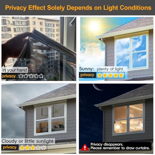 Película para ventana privacidad Savvy Choice 47.2x60 in miniatura 6