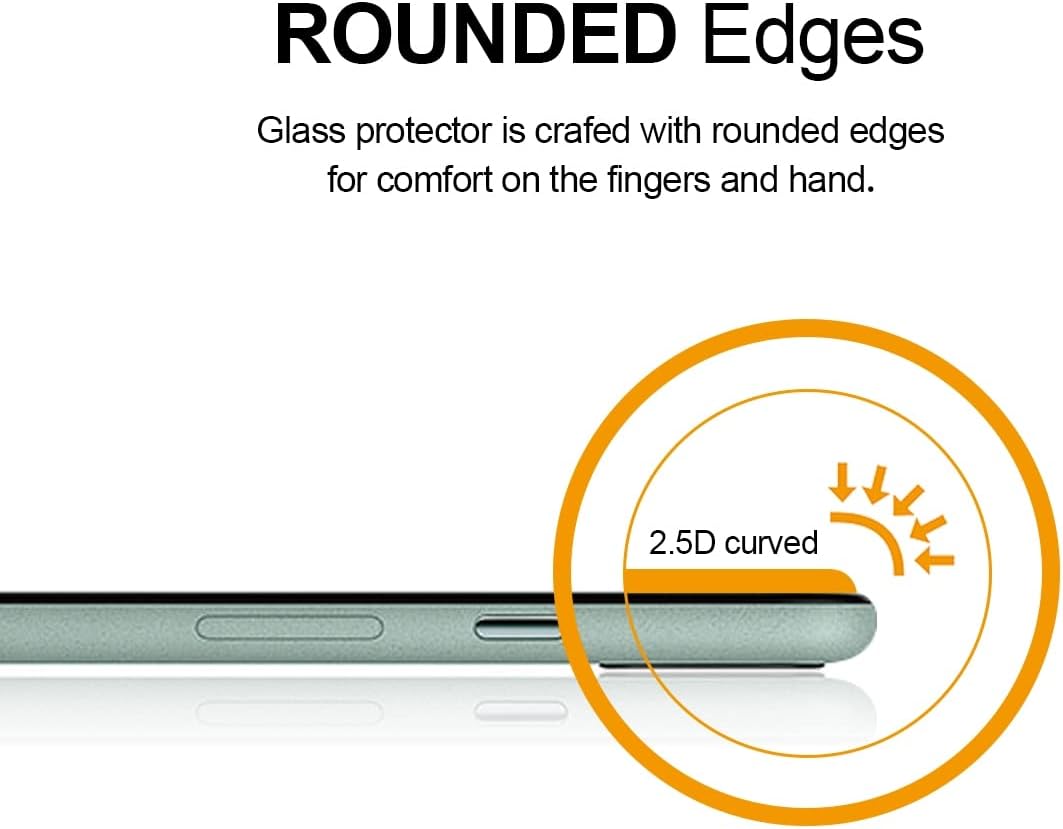 Supershieldz (2 Pack) Designed for Google Pixel 5 Tempered Glass Screen Protector, 0.33mm, Anti Scratch, Bubble Free
