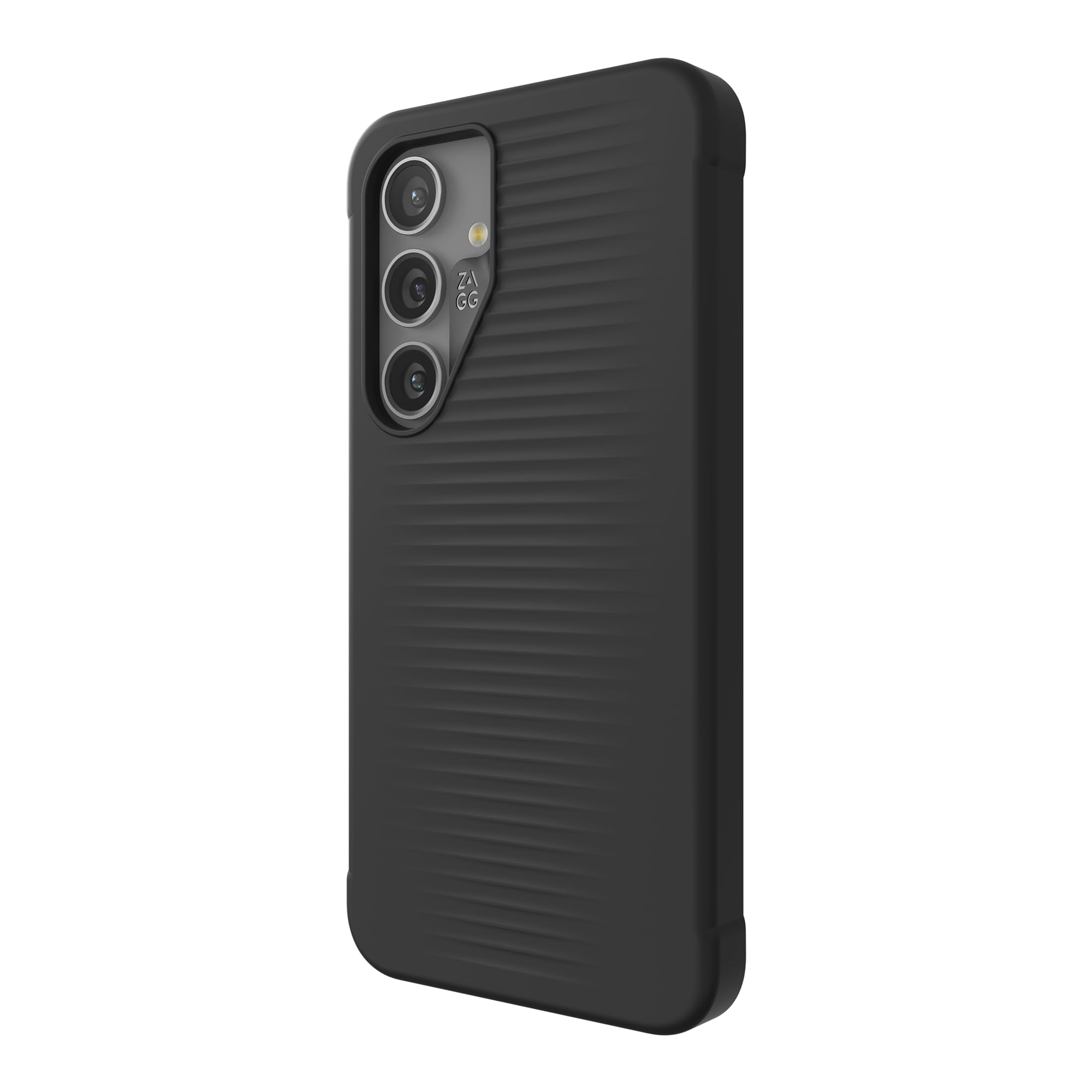 ZAGG Luxe Graphene-Reinforced Case for Samsung Galaxy S24 Plus [6.2-Inch], Wireless Charger Compatible, Slim and Comfortable Design, Shockproof Phone Back Cover (Black)