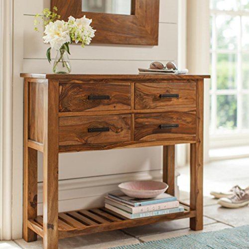 Image of The Attic Rosewood Hawaii Console Table (Natural, Standard, KL-1741)