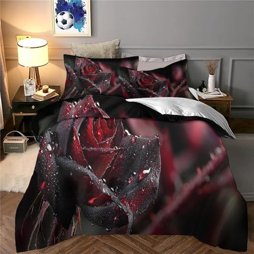 Parure de lit hypoallergénique en microfibre douce avec zip - 6