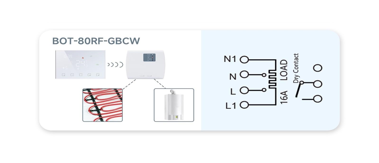 Regulator Temperatury, Inteligentny bezprzewodowy termostat Tuya z Elektryczny regulator temperatury w pomieszczeniu do ogrzewania podłogowego(3A)