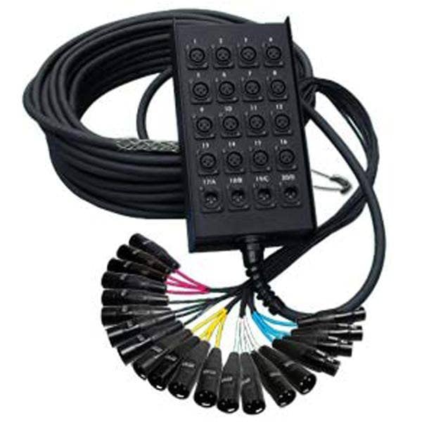 Rapco Horizon Multi Channel Stage Snake XLR Inputs and Returns 8x4 50 feet