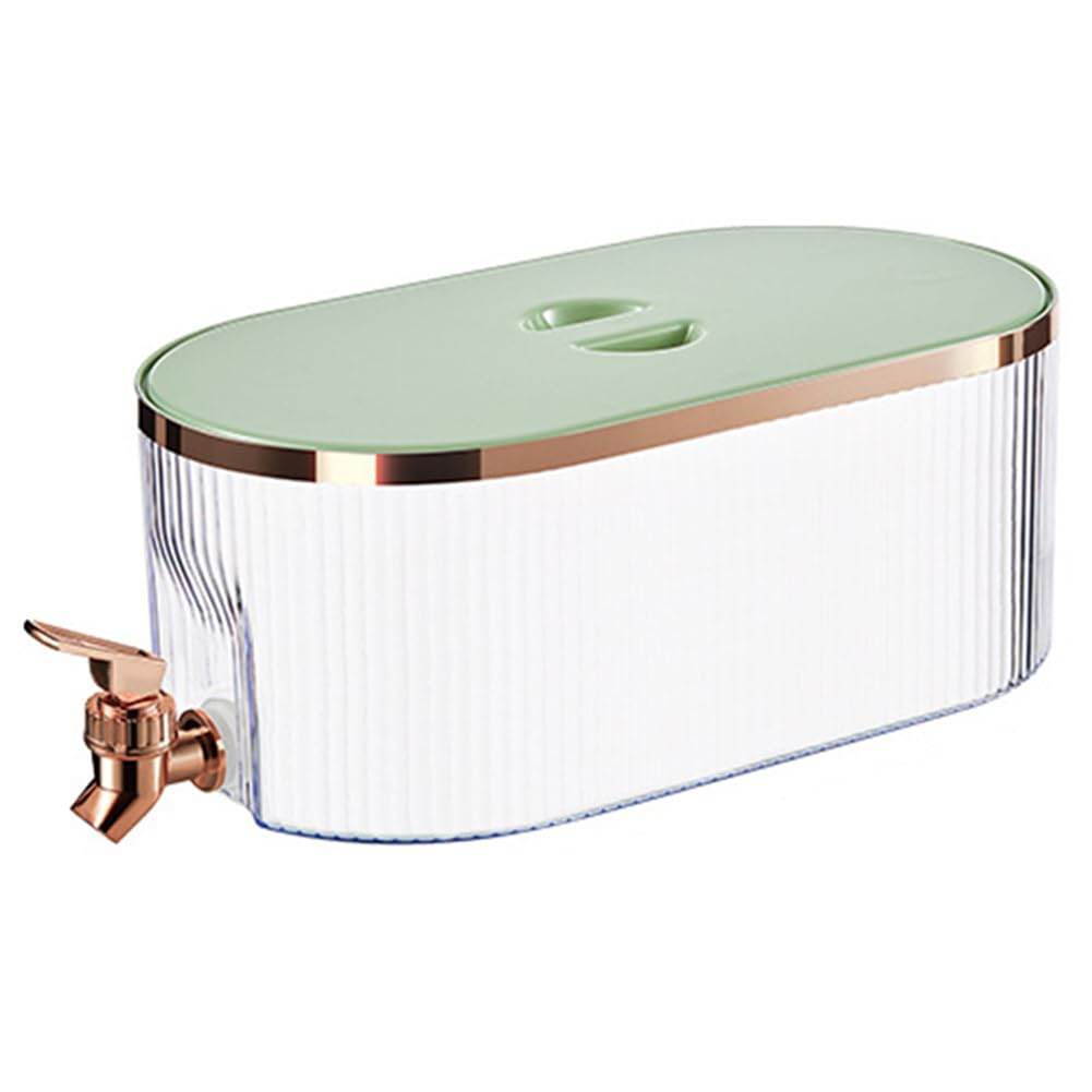 Dispensador de bebidas para nevera con espiga, hervidor delgado para jugo y limonada, recipiente grande para bebidas frías para fiestas, diseño elegante, ideal para entretenimiento