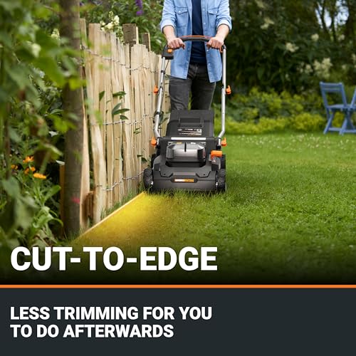 Worx Cordless Lawn Mower, 40V 17" 2-in-1 Grass Mower for 1/4 Acre, WG745 - image 7