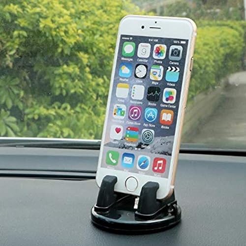 Image of Universal Rotational Dashboard Car Holder | Mobile Phone Stand | Strong Grip | Supports Portrait & Landscape Mode For Smartphones (Rotational Mobile Holder)