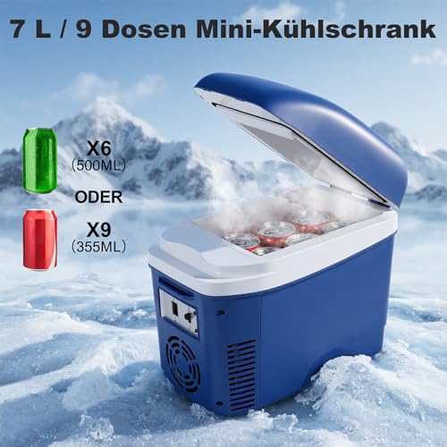 Mini-réfrigérateur 7L Iceblue portable pour voiture et cosmétiques