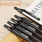 Black Pens Bulk, 60 Pack Durawrite Retractable Ballpoint Pens Black Ink 1.0mm, Click Pens No Bleed No Skip Smooth & Vivid Writing for Teachers, Students, Restaurant Servers, School & Office Supplies - Image 5