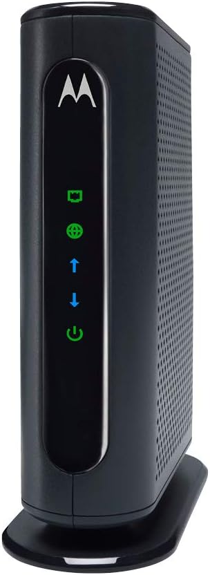 MOTOROLA 16x4 Cable Modem, Model MB7420, 686 Mbps DOCSIS 3.0, Certified by Comcast XFINITY, Charter Spectrum, Time Warner Cable, Cox, BrightHouse, and More