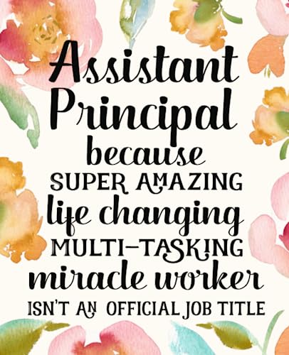 Assistant Principal Gifts: Funny Thank You Appreciation Present for Women Friends, Family or Coworkers