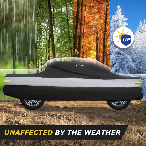 Tirol Pickup Truck Cover -Waterproof All Weather UV-Proof Windproof Upgraded Multi-Layer Truck Covers Fit for Ford F150, Chevy Silverado, Dodge Ram 1500, Toyota Tundra, Tacoma (XL-243 in) by TIROL - Image 8