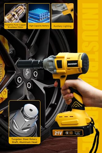 Skovensy BS-HUANG-TBM Cordless Impact Wrench 258Ft-Lb(350N.M) thumb #2