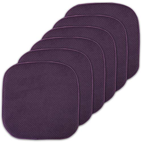 Sweet Home Collection Cushion Memory Foam Chair Pads Honeycomb Nonslip Back Seat Cover