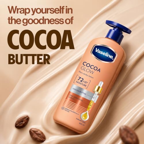 Vaseline Cocoa Glow Serum In Lotion, 600 ml - Image 7