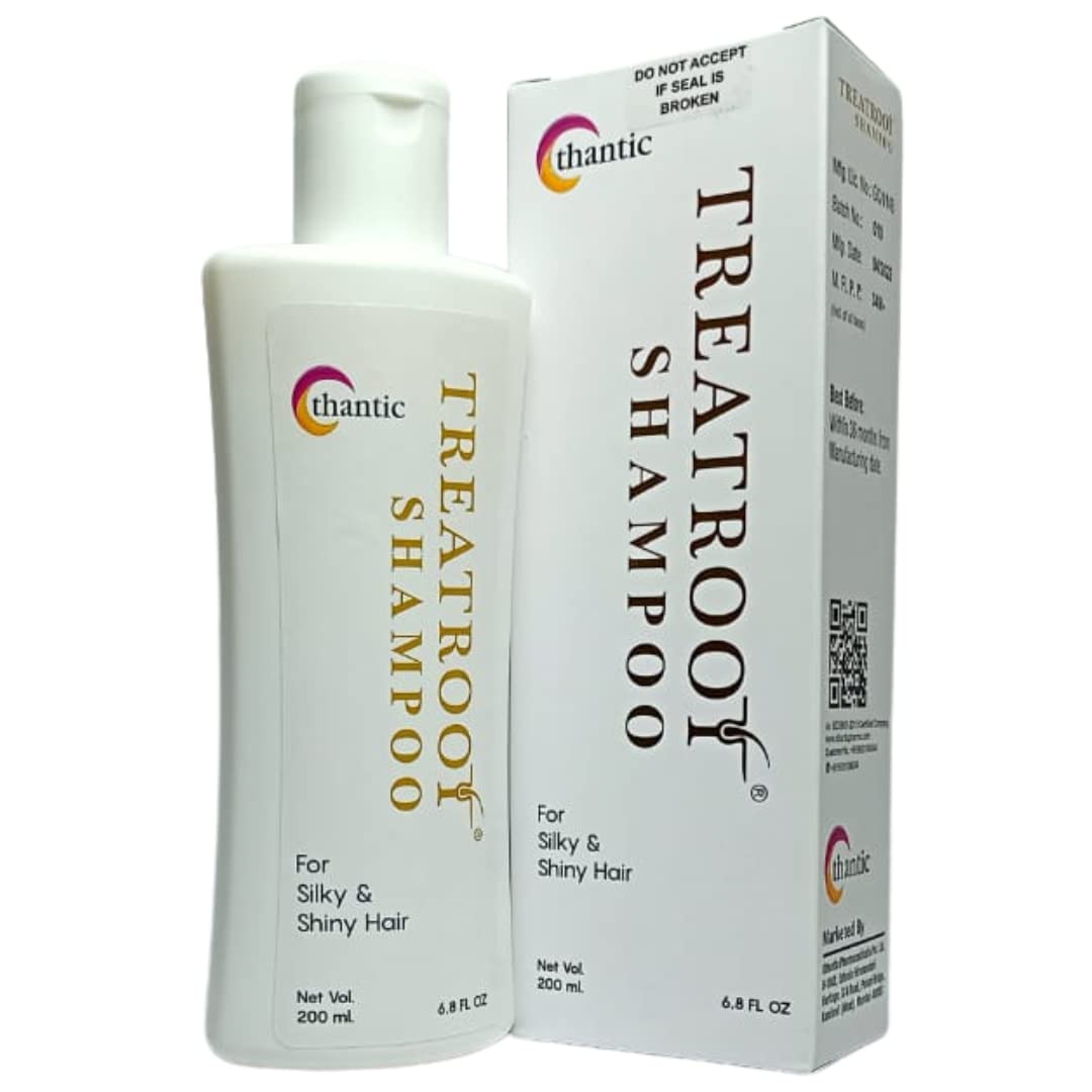 AECXO Treatroot Shampoo (200ml) | Heavy Moisturising Shampoo For Frizzy, Dry, Undernourished & Damaged Hair | Anti Hair Fall & Extra Conditioning (Pack of 2)