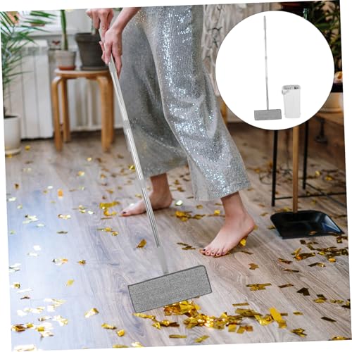 HOMOCONO Flacher Wischmopp mit Eimer Set für und Trockene Waschbare Mikrofaser Pads für Böden Wände und Fensterreinigung – Bild 7