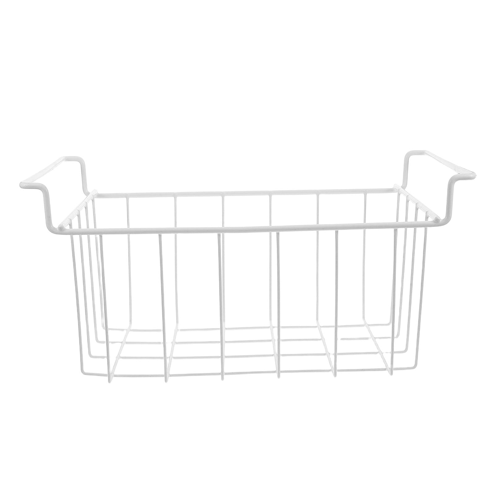 VALICLUD Panier de Congélateur Coffre en Fer Blanc Suspendre, Optimisation D'espace et Nettoyage Facile pour Organiser Le Rangement Cuisine