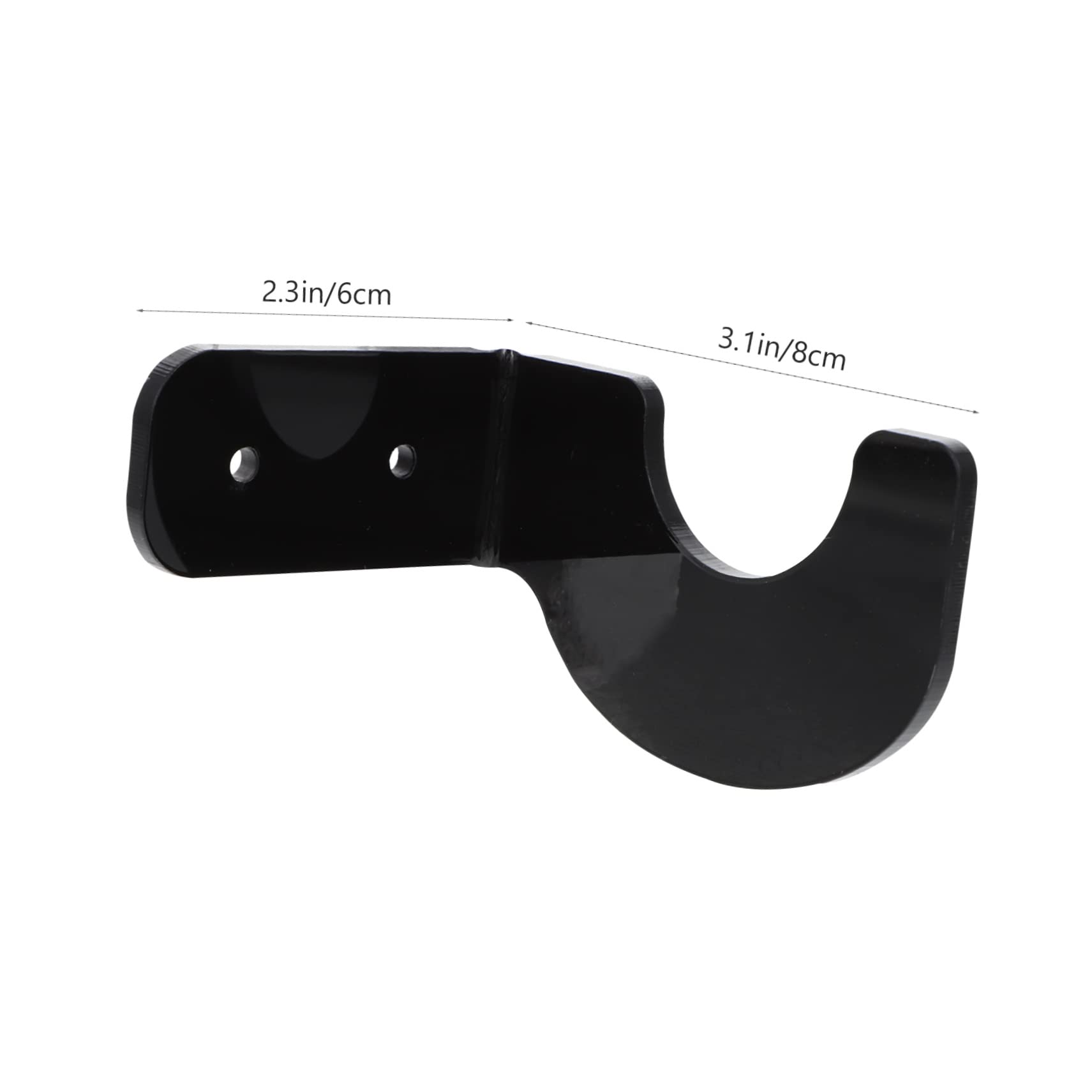 balacoo 4pcs Acrylic Baseball Bat Rack Stand Baseball Holder for Display Softball/hockey/golf Bat Bracket Wall Mount Home Decor