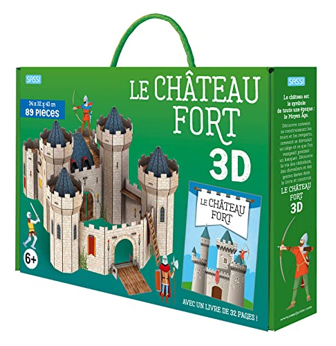 Le château fort 3D: Avec un livre de 32 pages