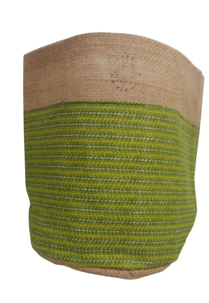 Jute Utility Pouch Travel Accessories Multipurpose Pouch | Light Green Color