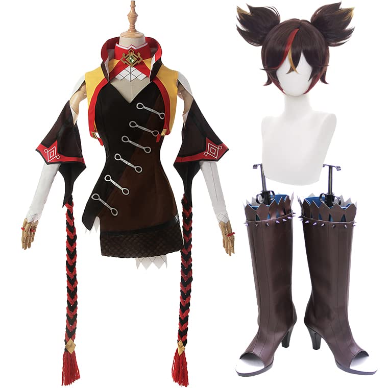 Amazon.co.jp: 【Sanjucos】辛炎 コスプレ衣装 原神 げんしん 辛炎 